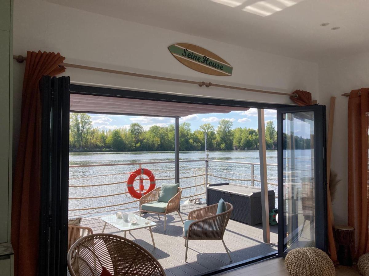 SeineHouse - Maison flottante  Vaux-Sur-Seine Extérieur photo